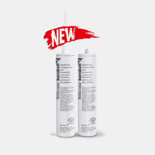 Герметик силиконовый KeraKoll Silicone Color КК1 Ультрабелый  (310 мл)